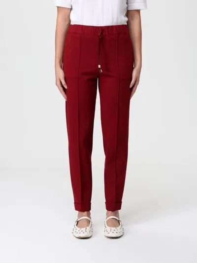 Liviana Conti Pants  Woman Color Wine In Burgundy