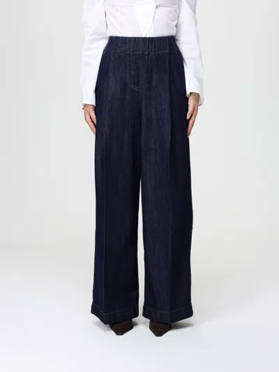 Semicouture Jeans  Woman Color Denim In Blue