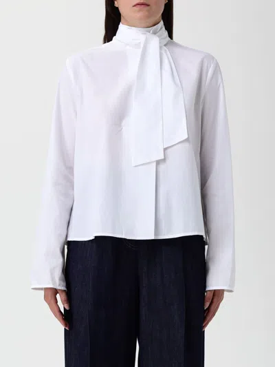 Semicouture Shirt  Woman Color White In White