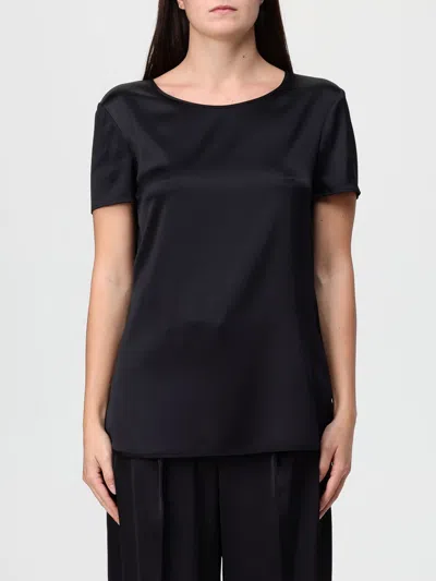 Mm Max Mara Top  Woman Color Black In Black