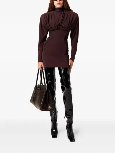 Stella Mccartney Pleated Mini Dress In Multi