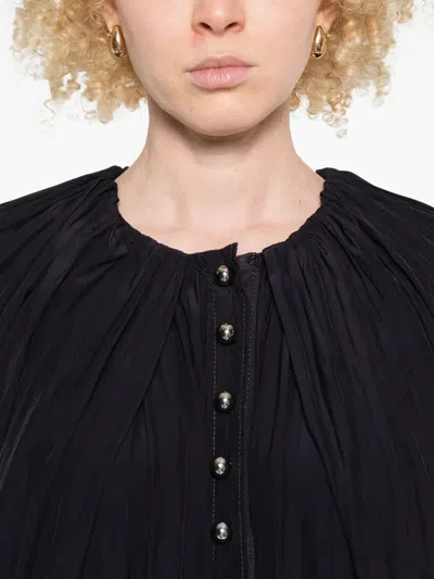 Lanvin Women Short Pleated Dress In Multi