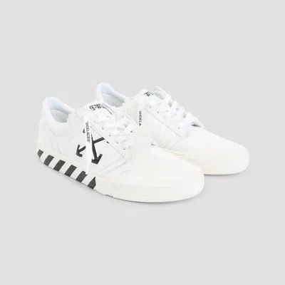 Off-white Low-top Sneakers With Graphic Arrow Detailing In White