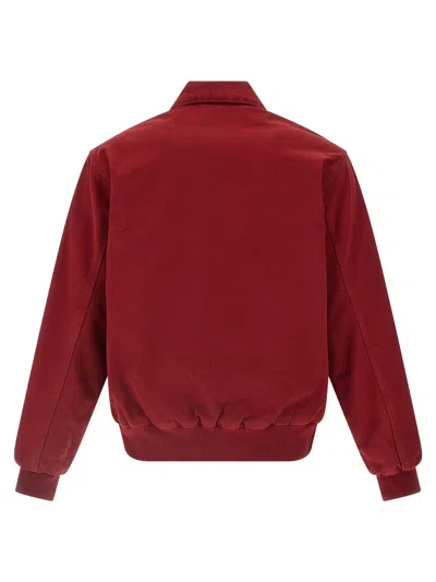 Carhartt Collared Jacket With Ribbed Cuffs And Hem