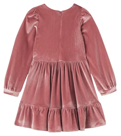 Molo Velvet Dress In Multi