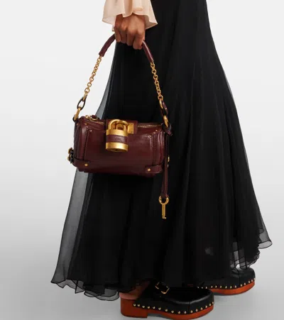 Chloé Crafty Brown Small Paddington Chain Bag In Brown