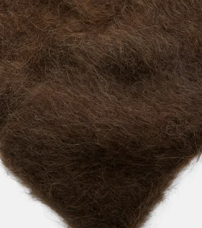 Totême Toteme Alpaca Blend Beanie In Brown