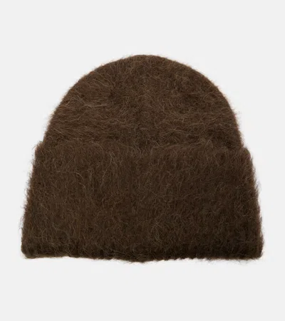 Totême Toteme Alpaca Blend Beanie In Brown