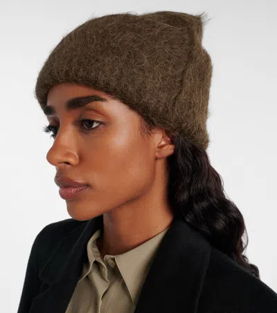 Totême Toteme Alpaca Blend Beanie In Brown