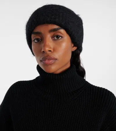 Totême Toteme Alpaca Knit Beanie In Black