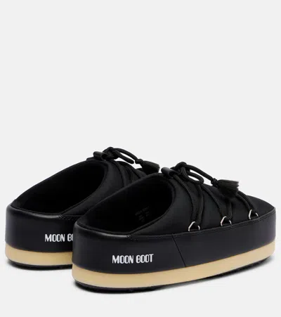 Moon Boot Evx Mule Nylon Boot In Black