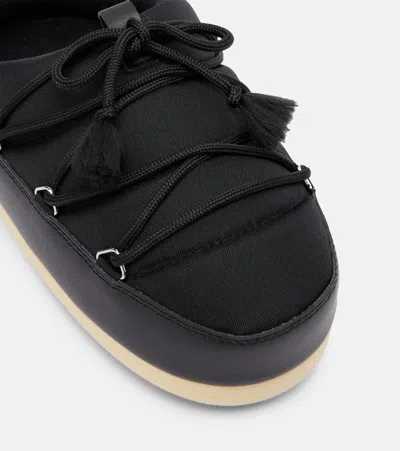 Moon Boot Evx Mule Nylon Boot In Black