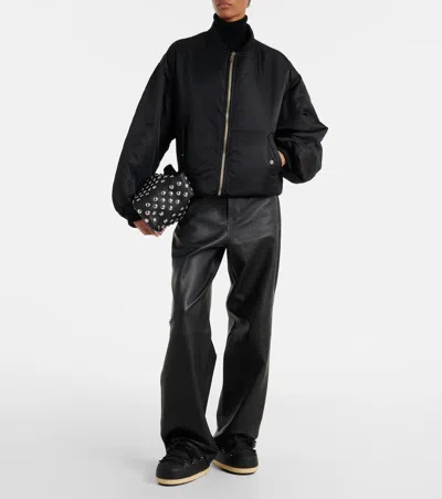 Moon Boot Evx Mule Nylon Boot In Black