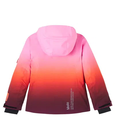 Molo Pearson Hooded Ski Jacket In Multi