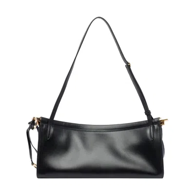 Alaïa Alaia Goatleather Shoulder Bag In Black
