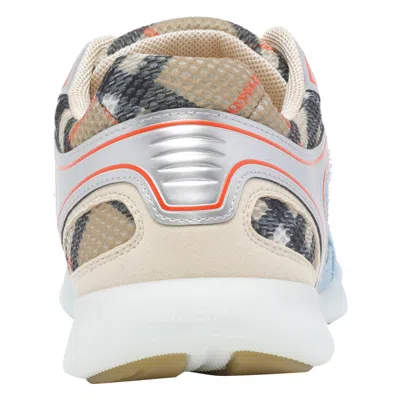 Burberry Mesh And Suede Matrix Style Sneakers In Multi