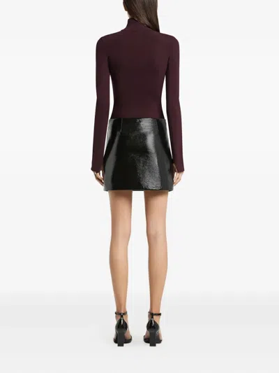 Courrèges Courregès One Minute Mini-skirt In Black