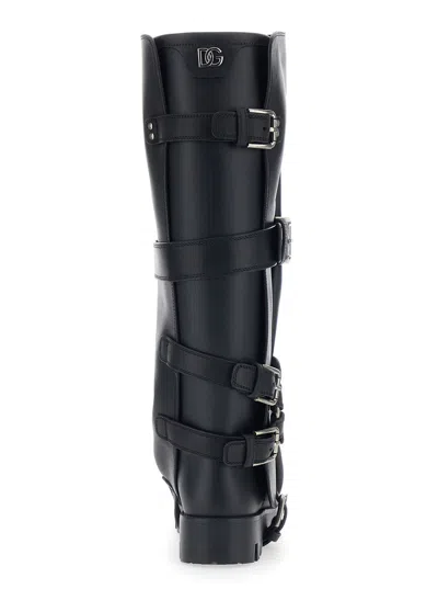 Dolce & Gabbana Dolce&gabbana Women Buckle Boots In Black