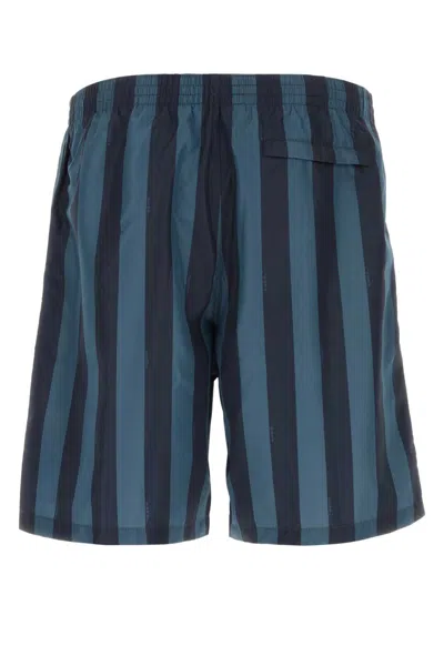Fendi Men Printed Polyester Swimming Shorts In Multi