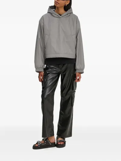 Day Birger Et Mikkelsen Tonal Stitching Hoodie In Gray