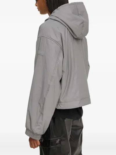 Day Birger Et Mikkelsen Tonal Stitching Hoodie In Gray