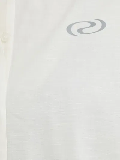 Resume Buttoned Logo Shirt In White