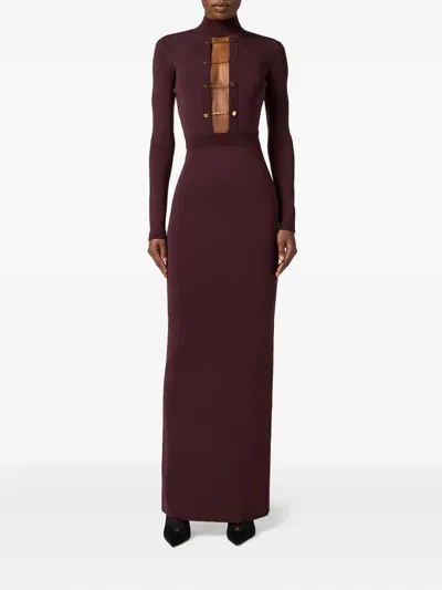 Elisabetta Franchi 'red Carpet' Dress In Red
