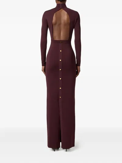 Elisabetta Franchi 'red Carpet' Dress In Red