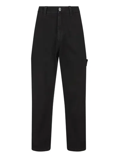 Stone Island Cotton Regular Fit Pants In Multi