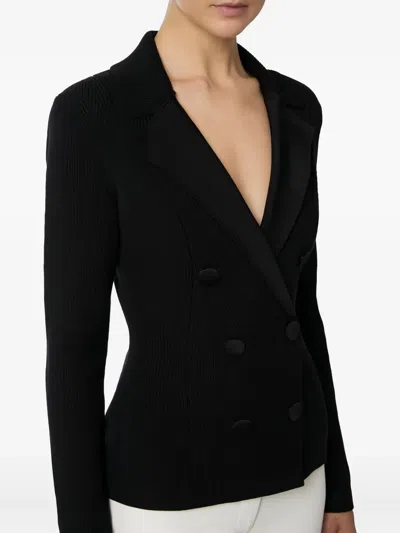 Elisabetta Franchi Double-breasted Lapels Knit Jacket In Multi