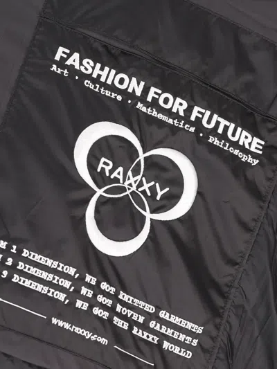 Raxxy 3d Down Jacket Puffer Jackets Black In Multi
