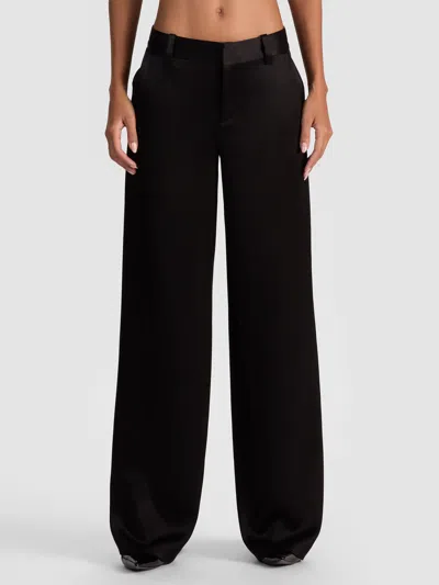 Alice And Olivia Stu Baggy Pant In Black