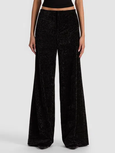 Alice And Olivia Conor Clean Waist Trouser In Multi