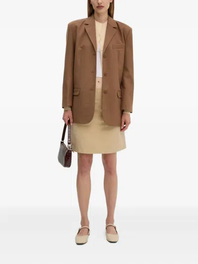 Day Birger Et Mikkelsen Single-breasted Blazer In Brown