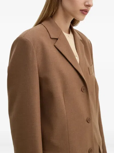 Day Birger Et Mikkelsen Single-breasted Blazer In Brown