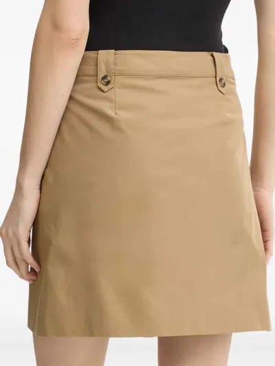 Day Birger Et Mikkelsen Button Tab Skirt In Brown