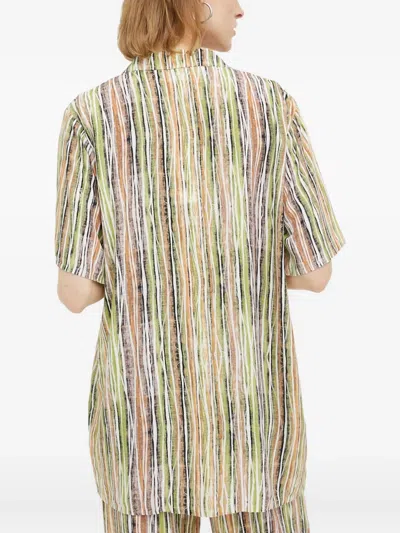 Resume Striped Button-up Shirt In Multi