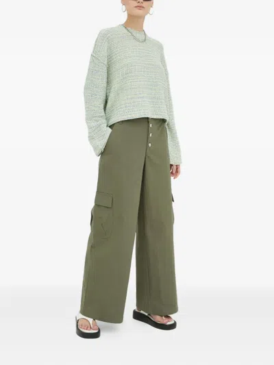 Resume Logo Cargo Trousers In Green