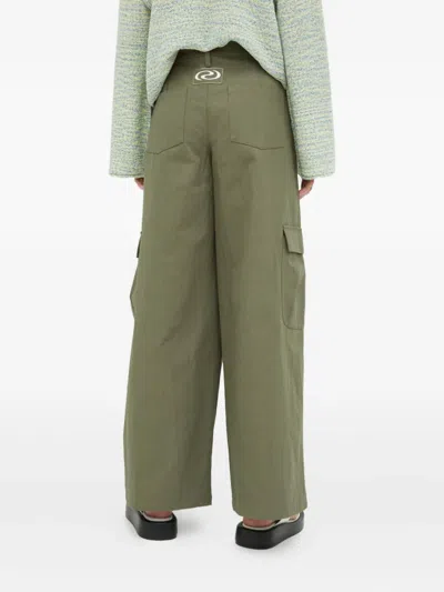 Resume Logo Cargo Trousers In Green