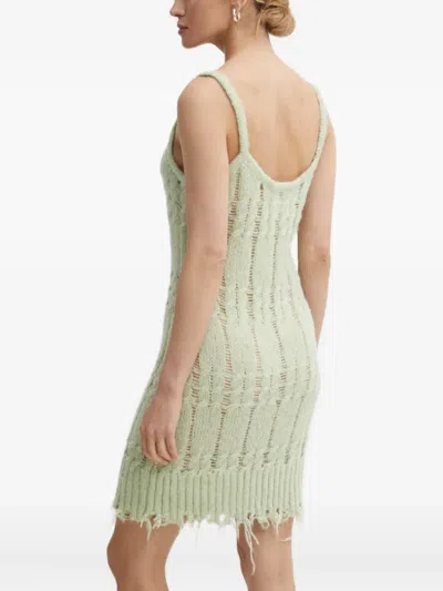 Resume Openwork Frayed Dress In Multi