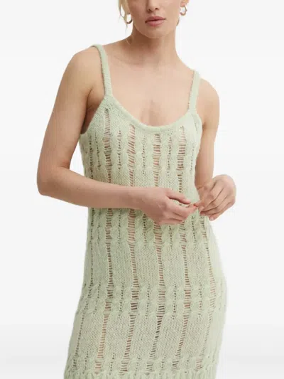 Resume Openwork Frayed Dress In Multi