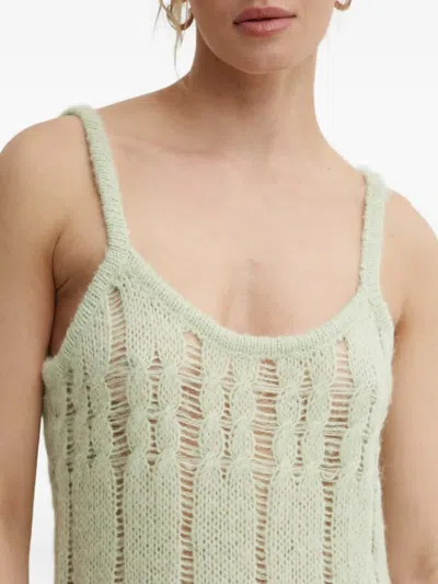 Resume Openwork Frayed Dress In Multi