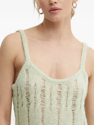 Resume Openwork Frayed Dress In Multi