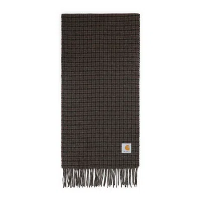 Carhartt Wip Lowis Vitola Heather Scarf In Brown