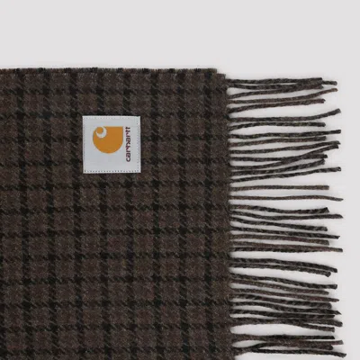 Carhartt Wip Lowis Vitola Heather Scarf In Brown