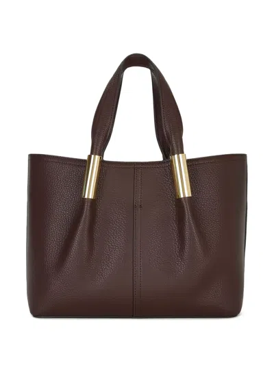 Elisabetta Franchi Shopping Bag In Brown
