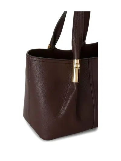 Elisabetta Franchi Shopping Bag In Brown