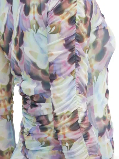 Resume Ruched Long-sleeve Top In Blue