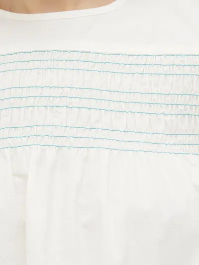 弹性缩褶长袖连衣裙