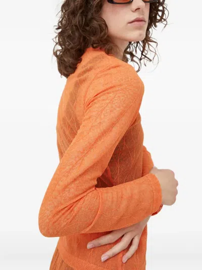 Resume Long-sleeved Top In Orange